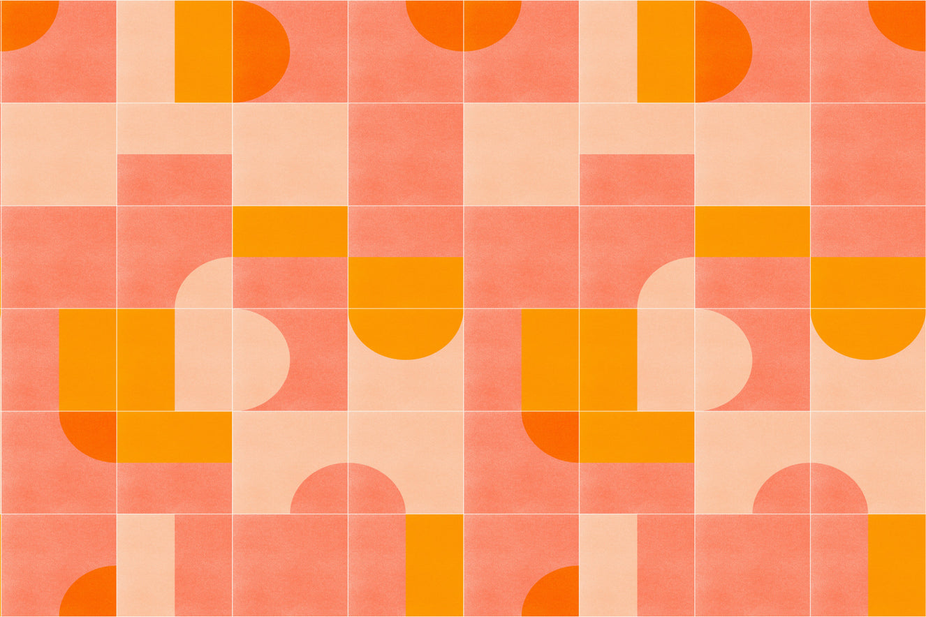 Retro Tiles 03 Wall Mural