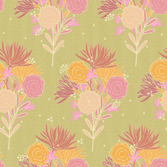 Vintage Flora Canvas Wallpaper⁠
