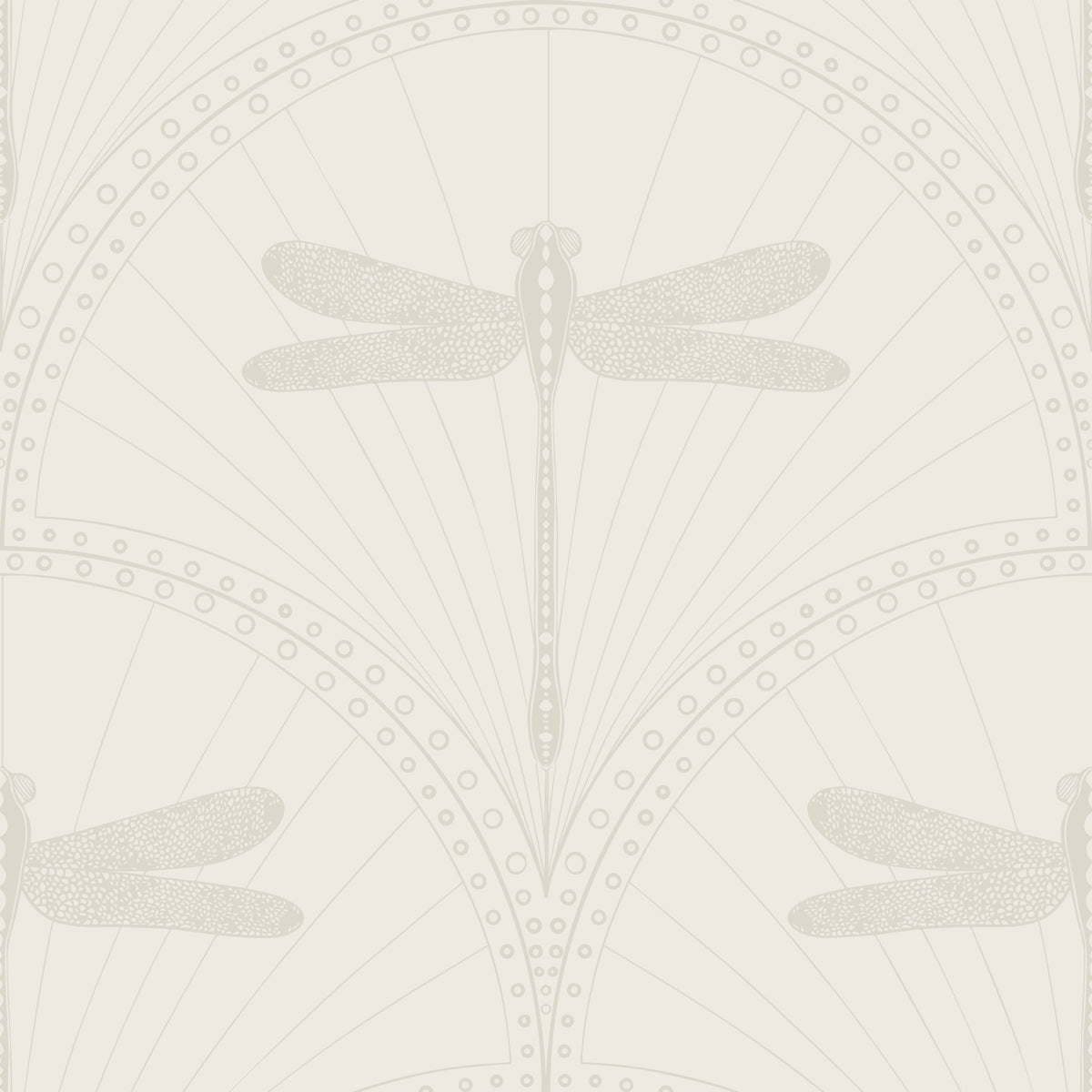 Art Deco Dragonfly Wallpaper⁠ in your room — zoomed