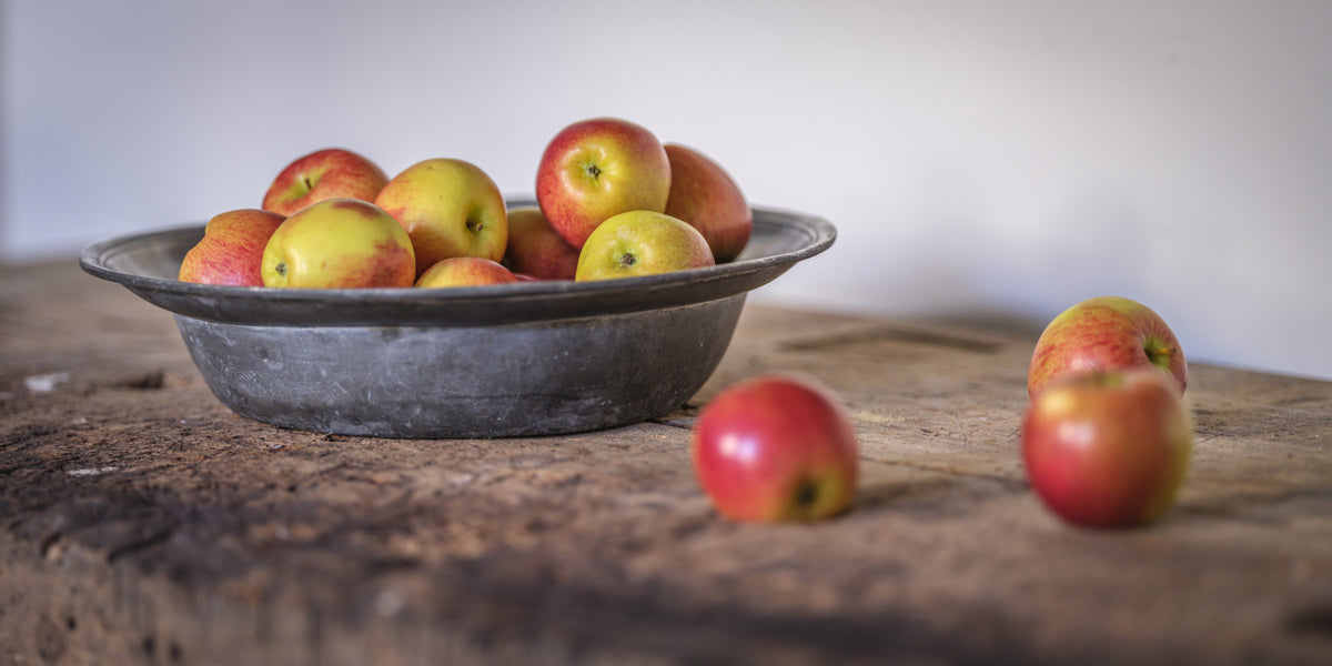 Apples in Bowl Wall Mural in your room — zoomed