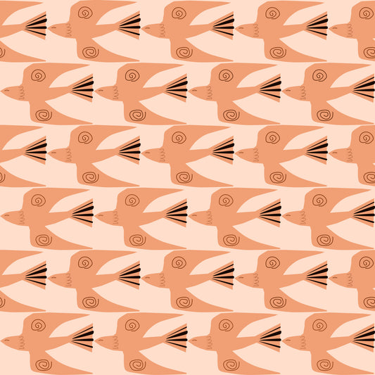 Terracotta Doves Wallpaper⁠