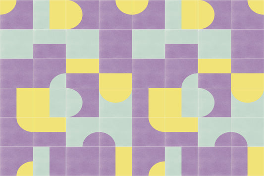 Retro Tiles 07 Wall Mural