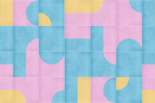 Retro Tiles 11 Wall Mural