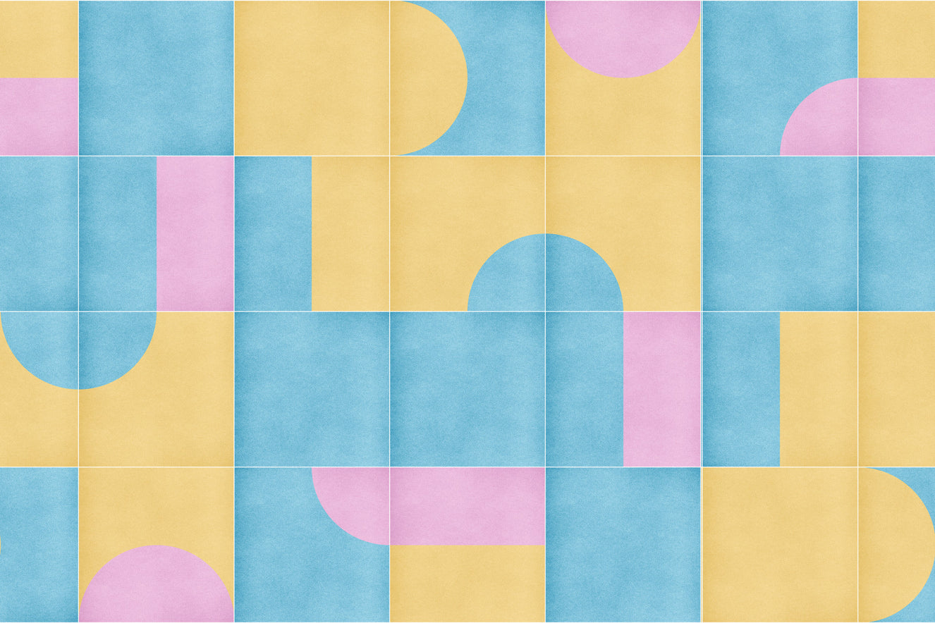 Retro Tiles 12 Wall Mural