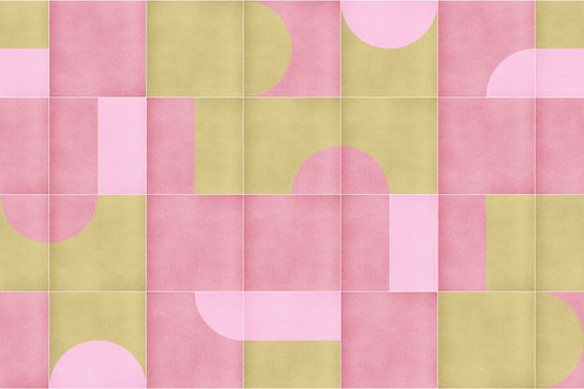 Retro Tiles 15 Wall Mural