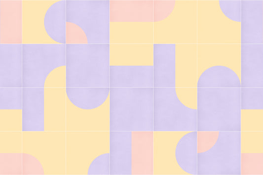 Retro Tiles 17 Wall Mural
