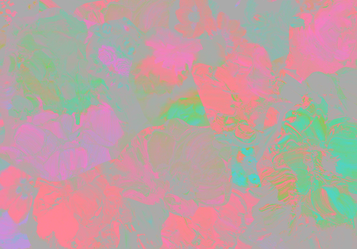 Ephemeral Bloom Wall Mural