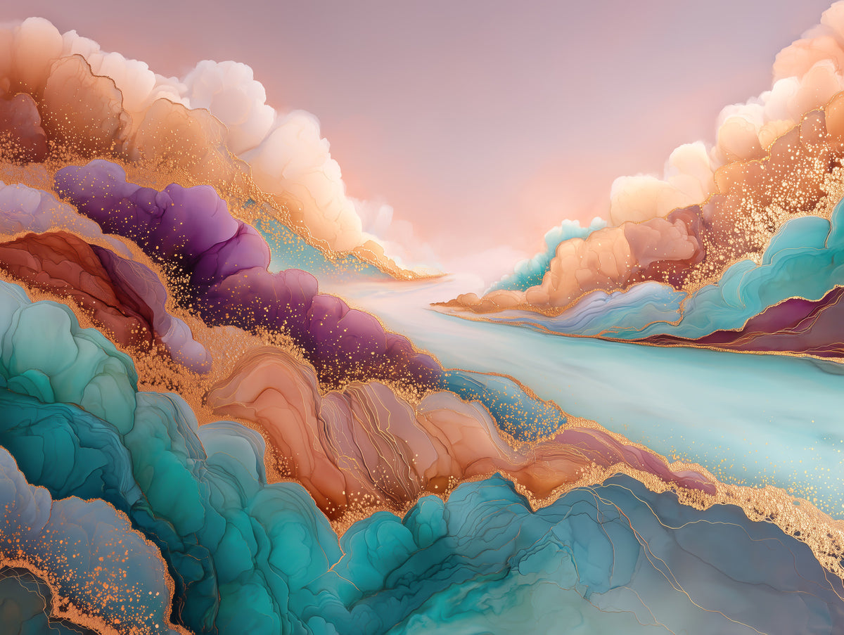 Mystical Dreamscape Wall Mural in your room