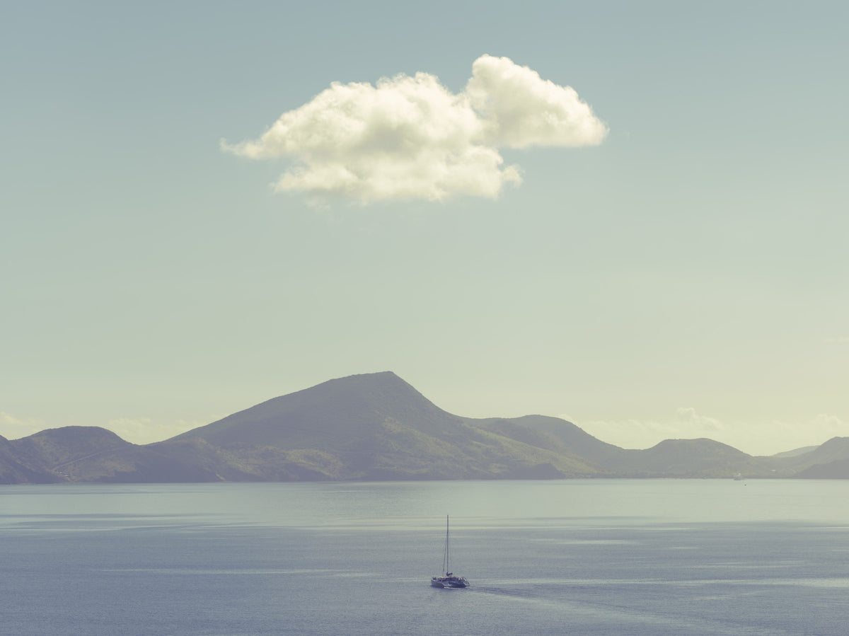 Misty Isle Wall Mural in your room