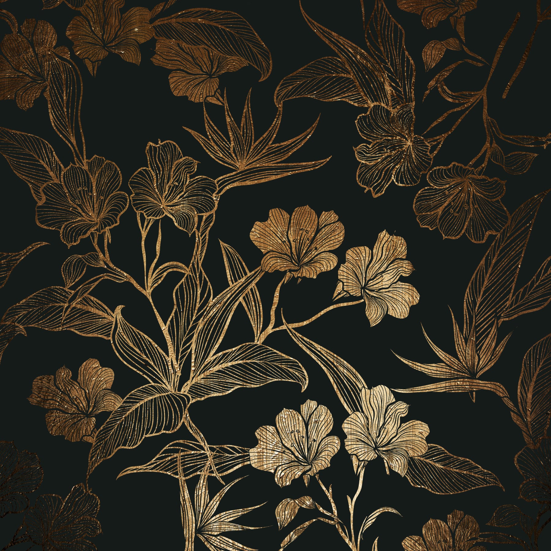 Elegant damask or toile de Jouy pattern.
