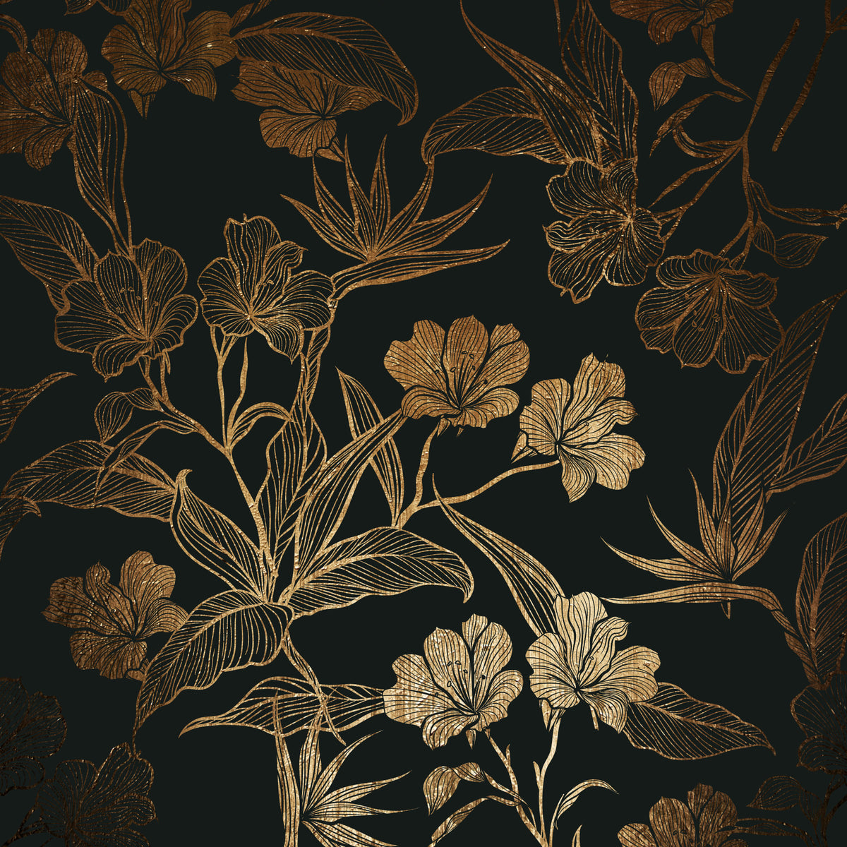 Madame Noir Wall Mural in your room