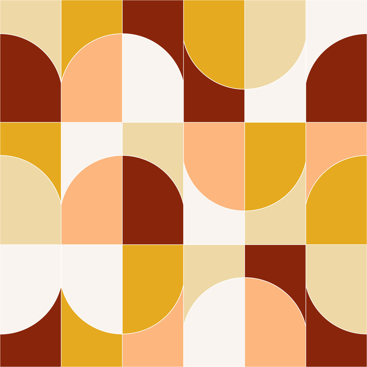 BOLD GEO TILES 03 Wallpaper⁠ in your room