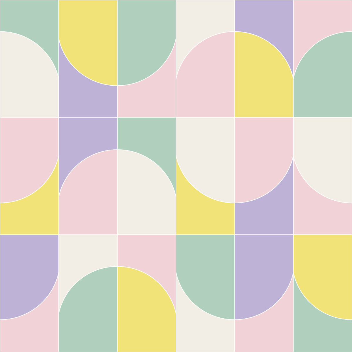 BOLD GEO TILES 05 Wallpaper⁠ in your room