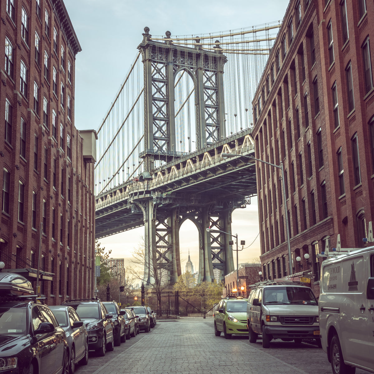 Manhattan Bridge From the Dumbo Street Wall Mural