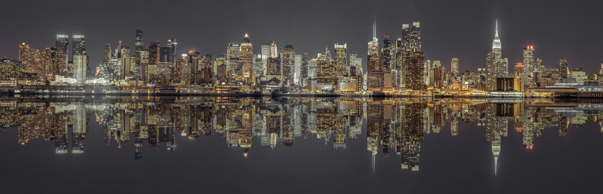 Reflections of the City Wall Mural in your room