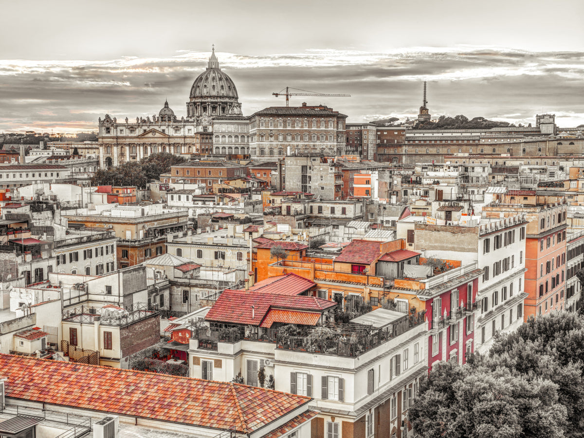 Sacred Skyline of Vatican City Wall Mural in your room