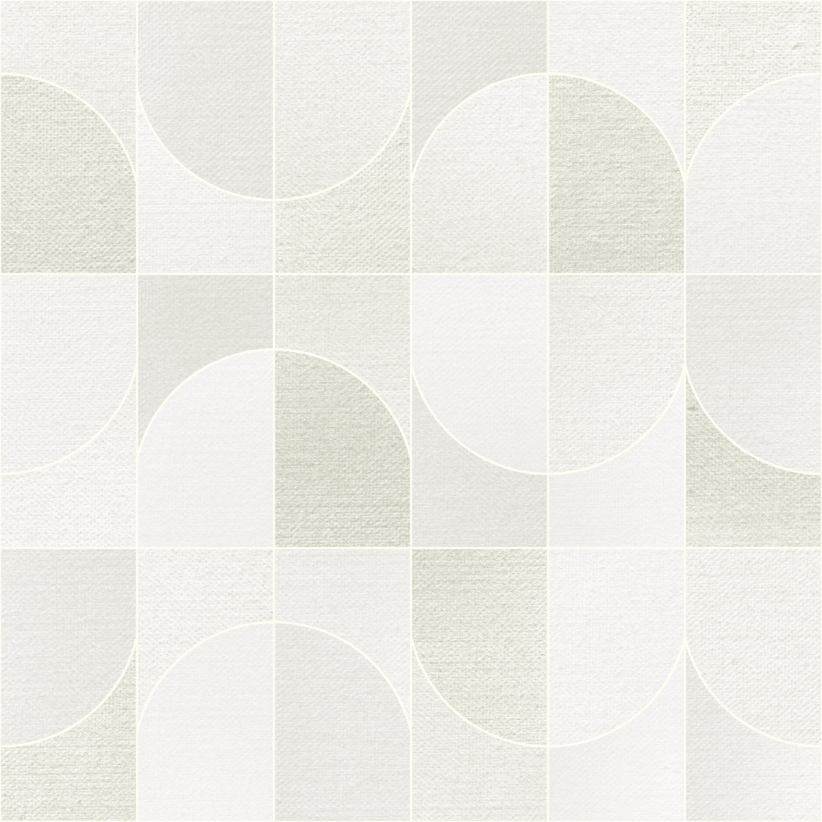 Canvas Geo Tiles Moss Wallpaper⁠ in your room