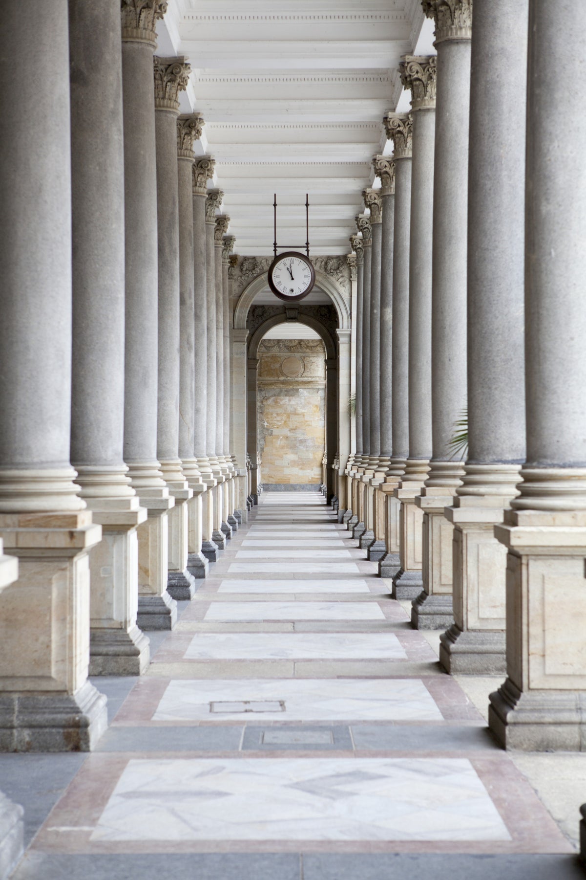 Echoing Pillars Wall Mural in your room