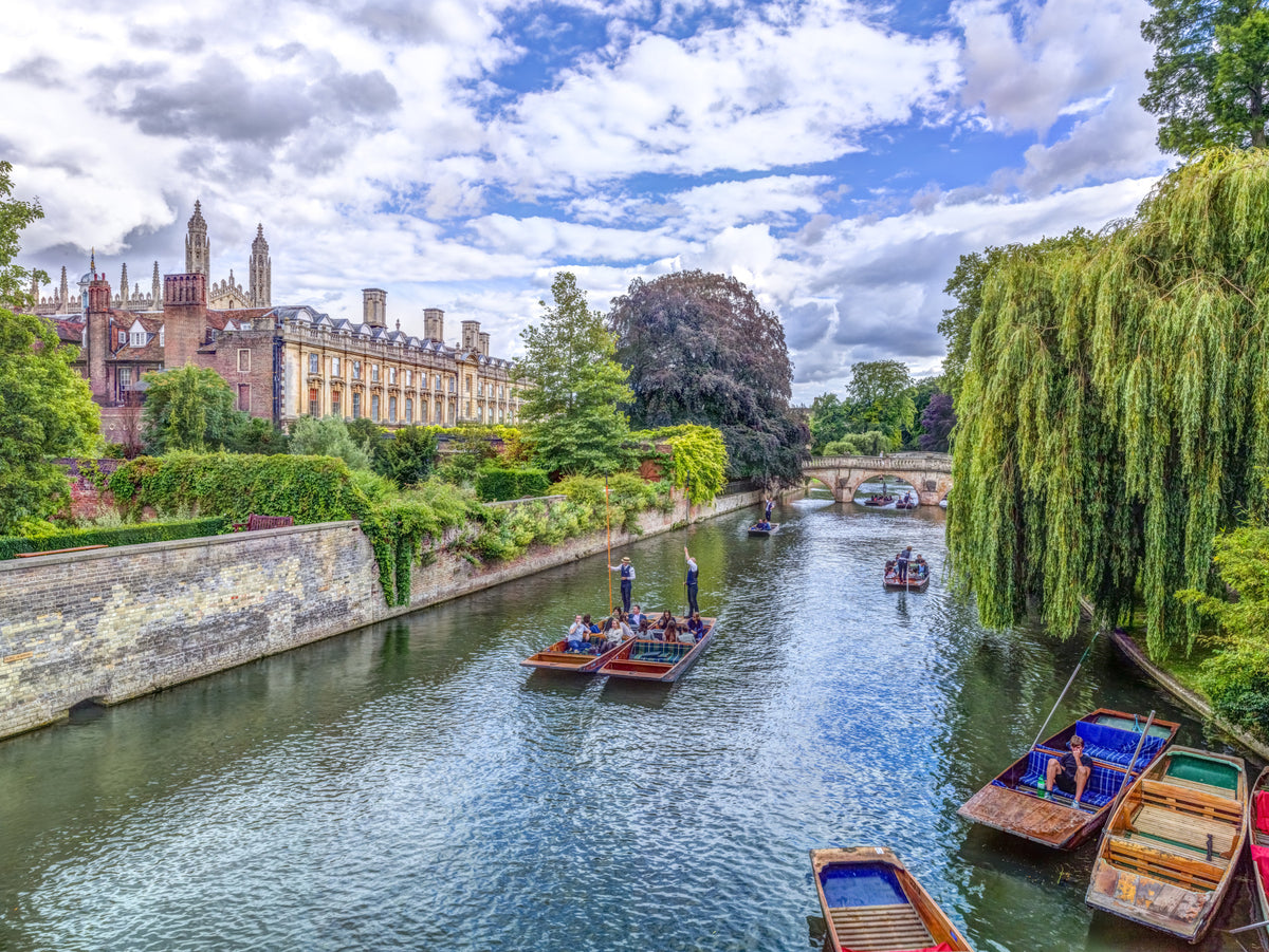 Punting on the Cam Wall Mural in your room