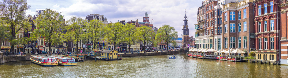 Canalside Charm Wall Mural in your room — zoomed