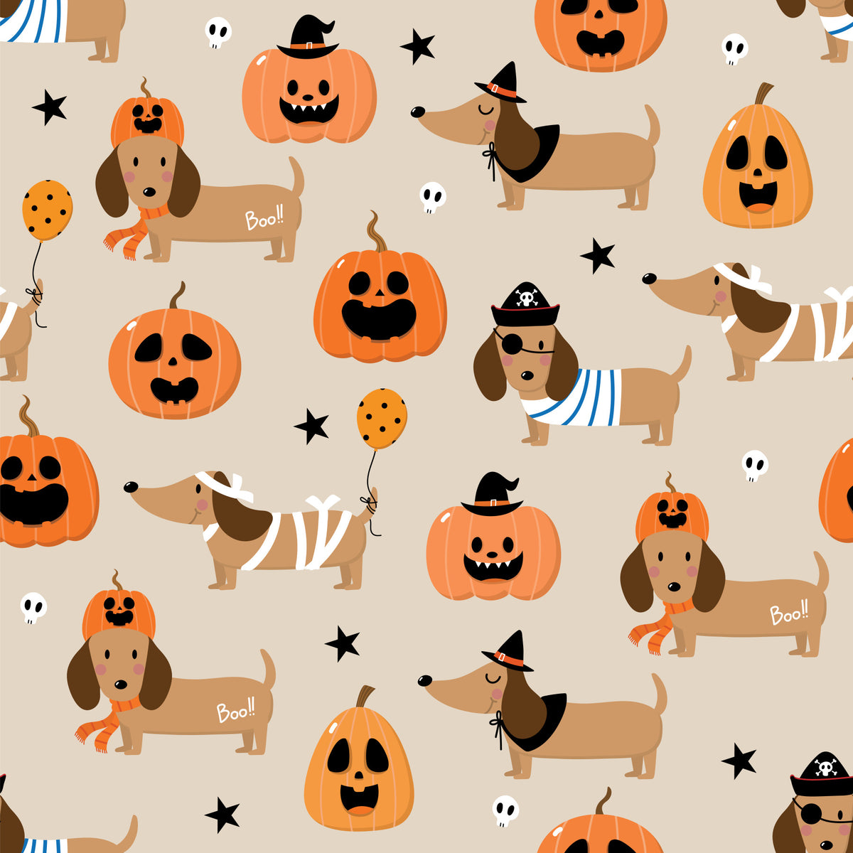 Halloween Doggies Wallpaper⁠ in your room