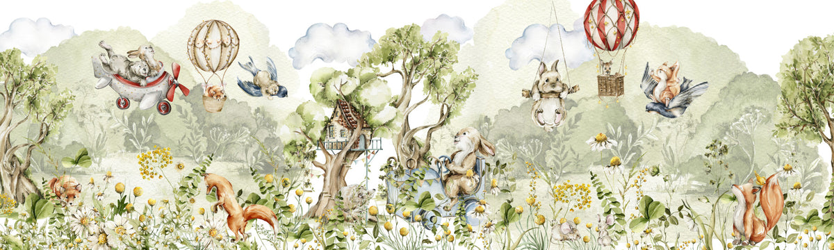 Woodland Whimsy Wall Mural