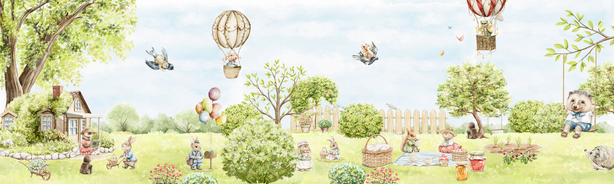 Woodland Friends Adventure Wall Mural