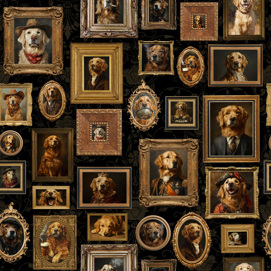 Golden Era Canines Wallpaper⁠