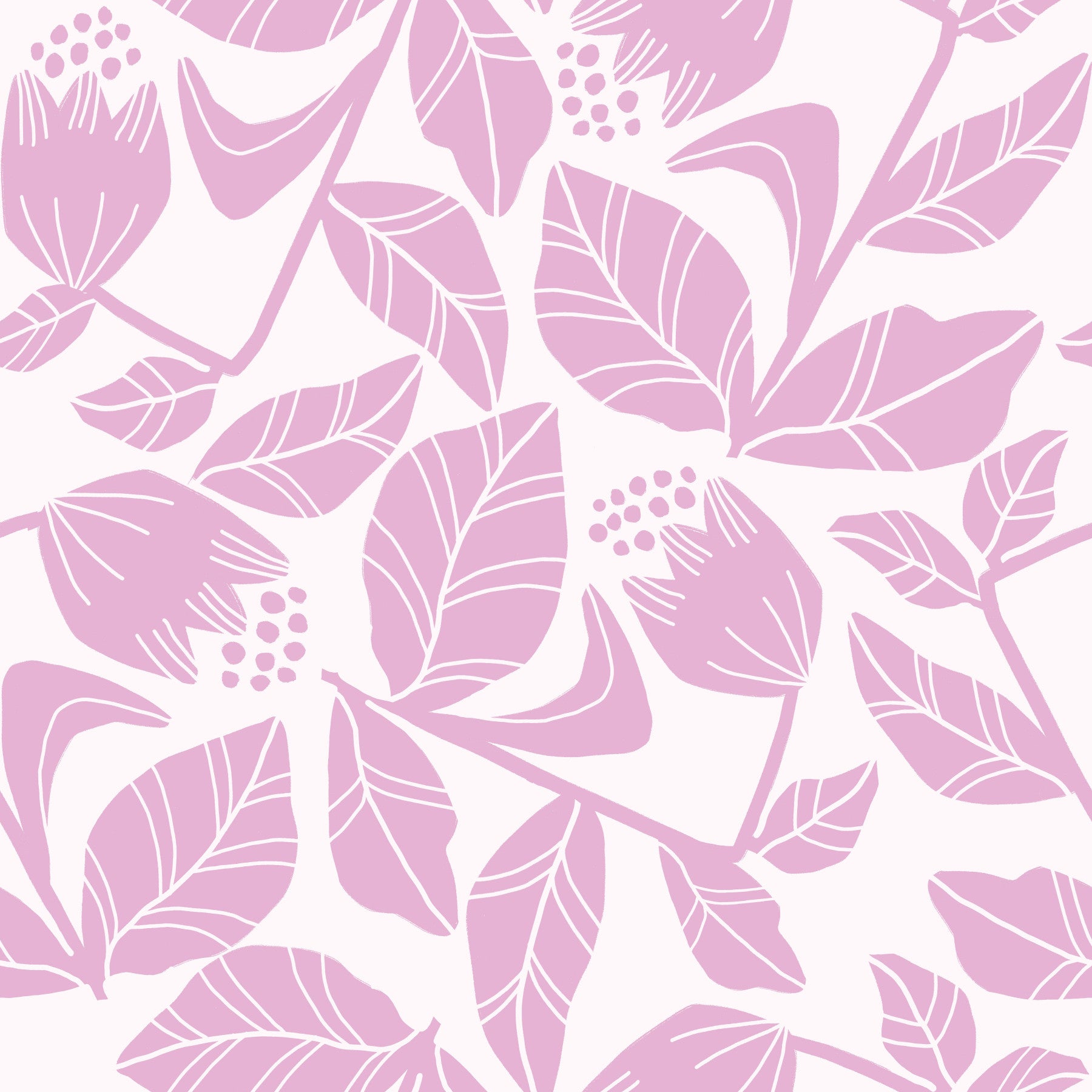 Pretty in Pink Blossoms Wallpaper⁠ in your room — zoomed