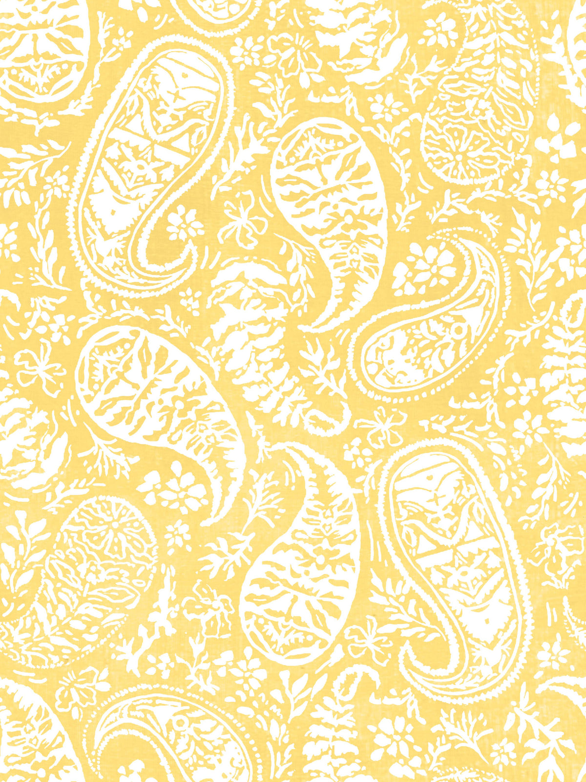 Sunshine Paisley Bloom Wallpaper⁠ in your room