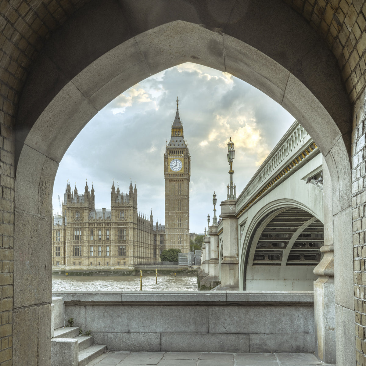 Big Ben from Arch Wall Mural in your room