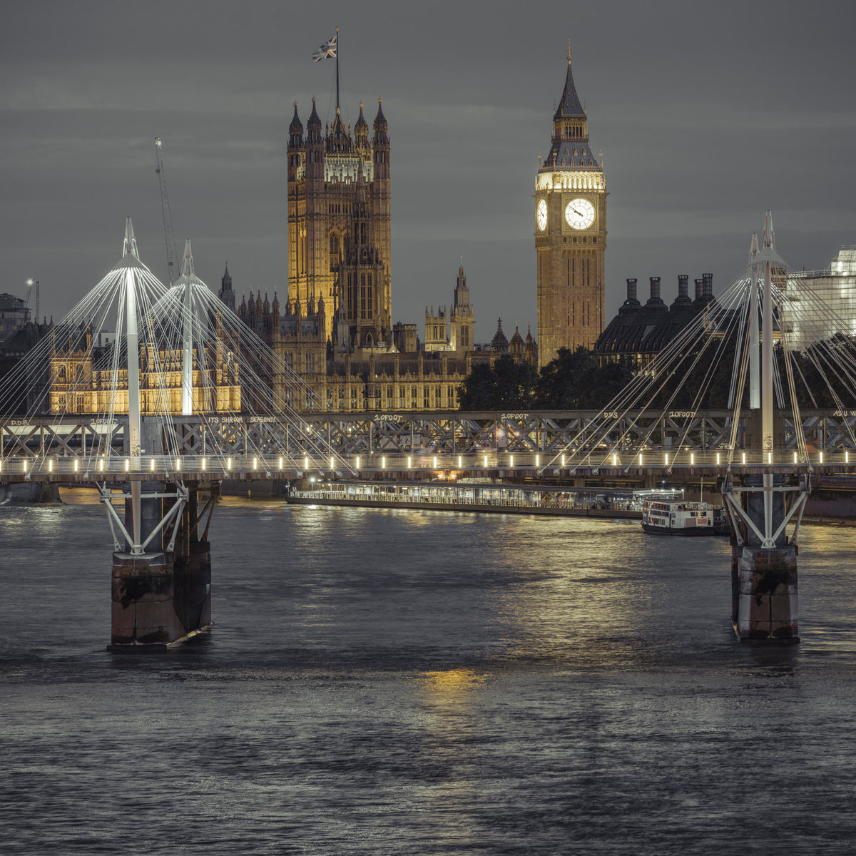 Evening in London Wall Mural