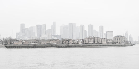 Hazy City Wall Mural