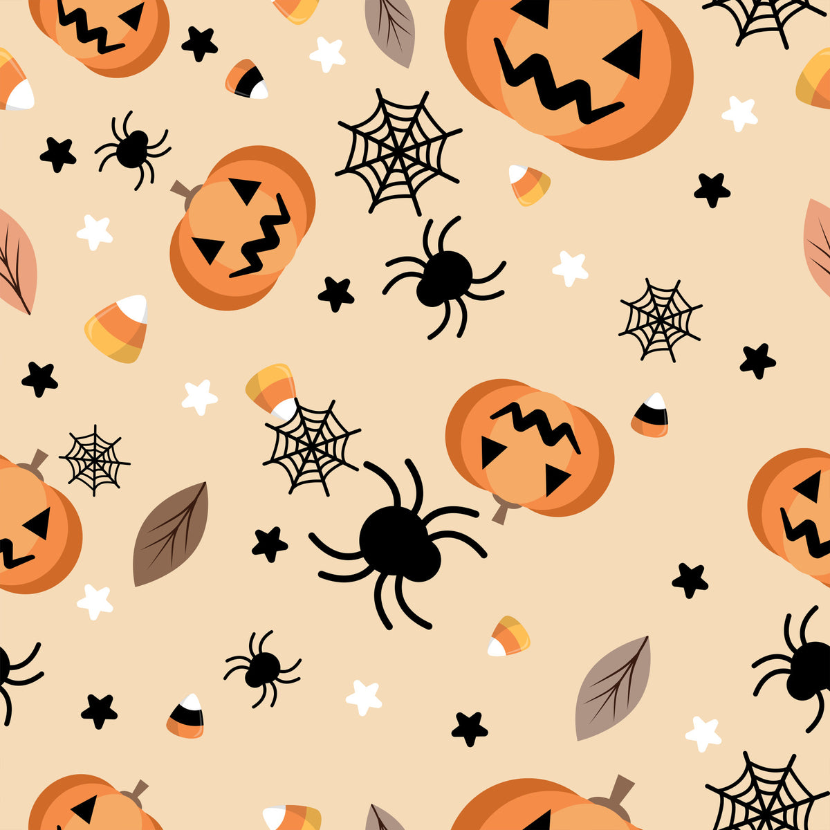 Halloween Fun Wallpaper⁠ in your room — zoomed