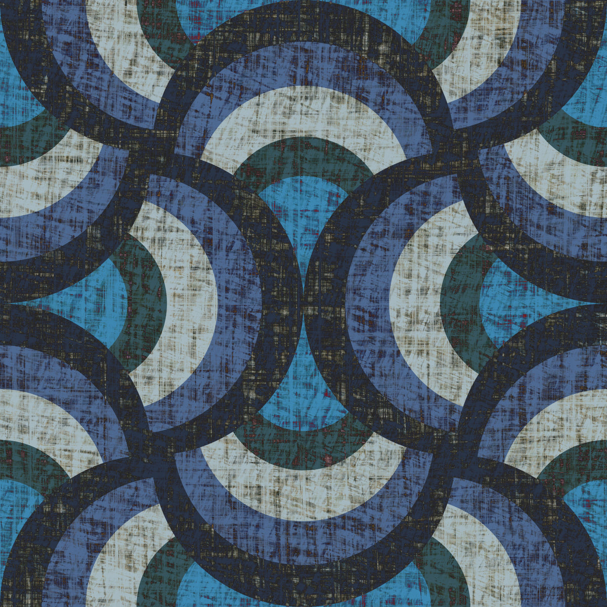Concentric Blues Wallpaper⁠ in your room