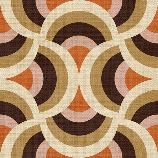 Mid-Century Circles Wallpaper⁠