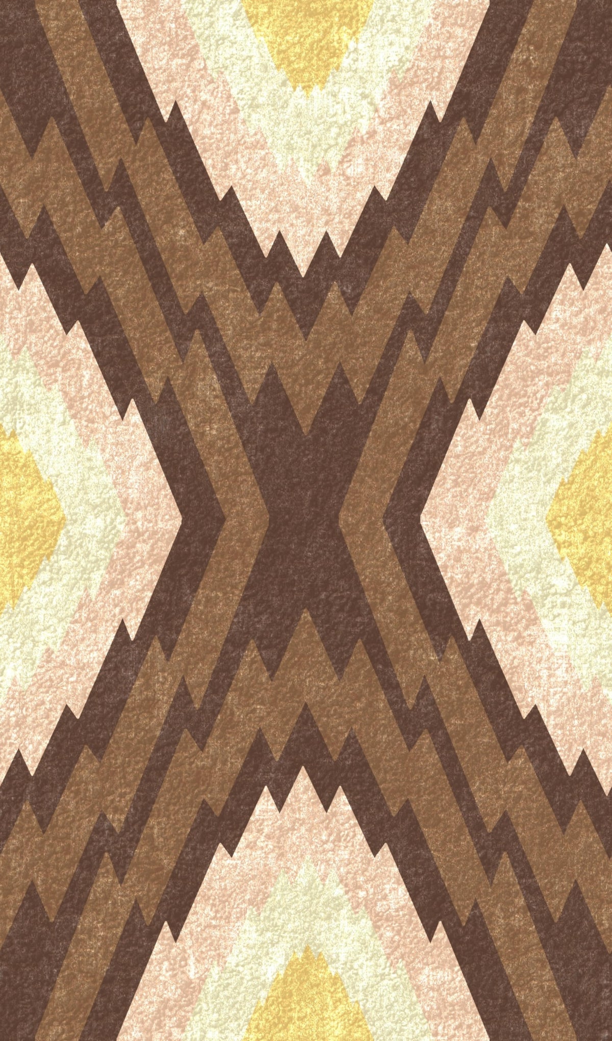 Terra Zigzag Wallpaper⁠ in your room — zoomed