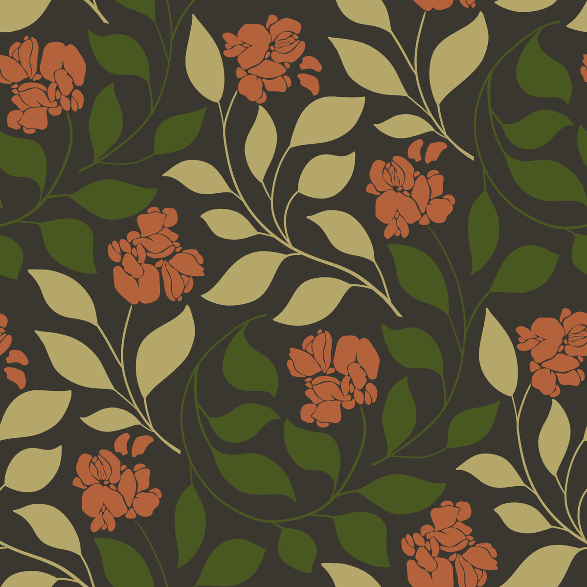 Rosmira - Terra Bloom Wallpaper⁠ in your room — zoomed