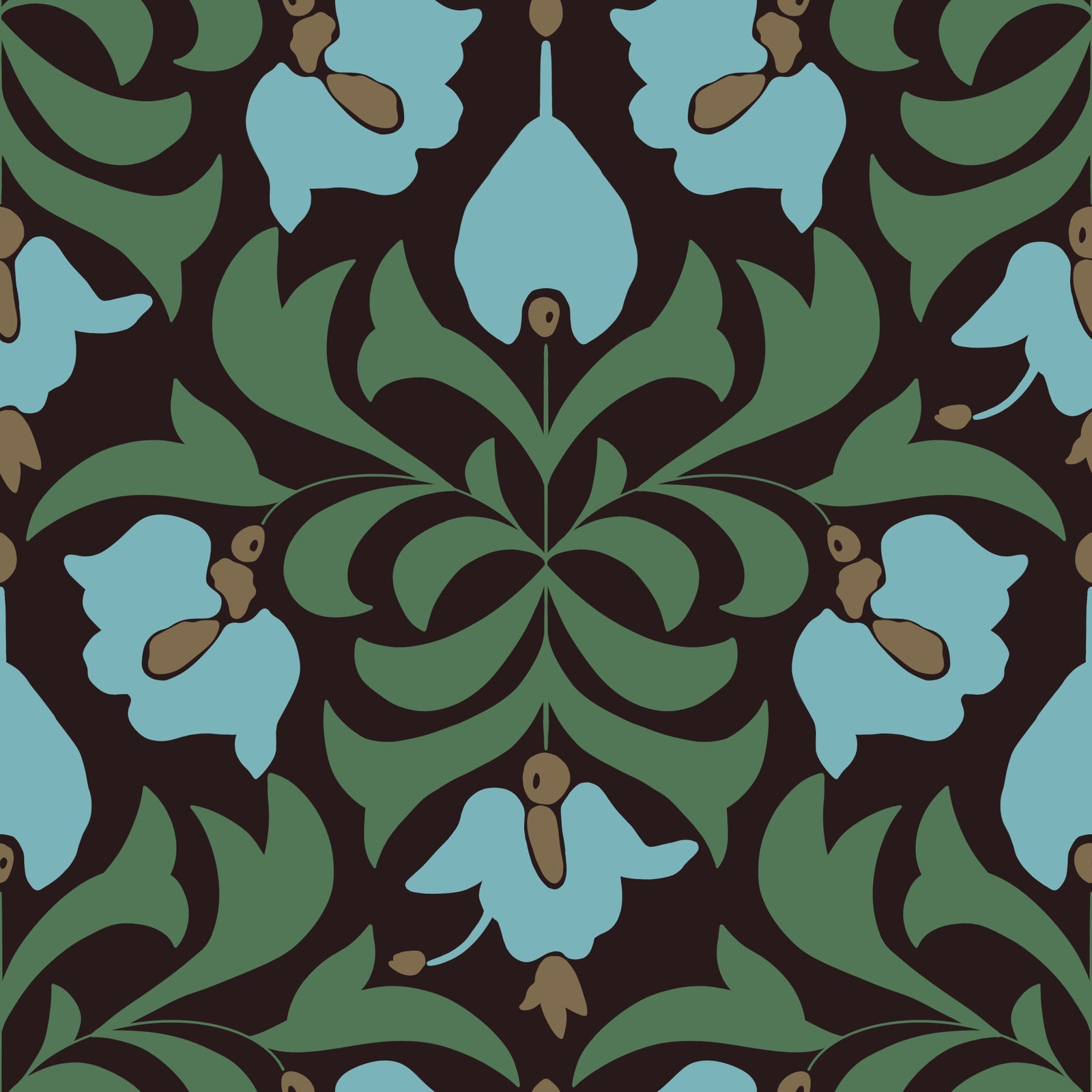 Orbisca - Flora Echoes Wallpaper⁠ in your room