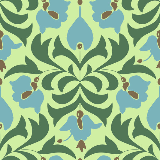 Orbisca - Botanical Balance Wallpaper⁠