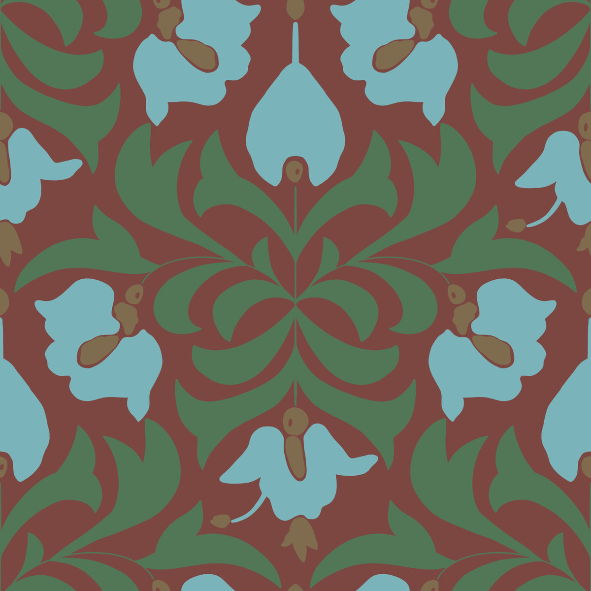 Orbisca - Rustic Flora Symphony Wallpaper⁠ in your room — zoomed
