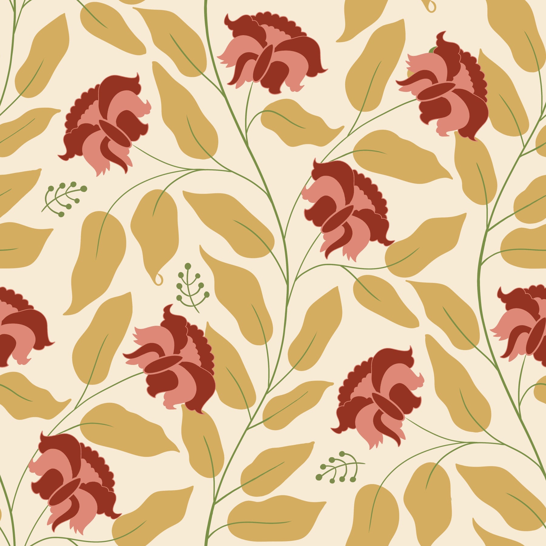 Seraphyne - Floral Elegance Wallpaper⁠ in your room — zoomed