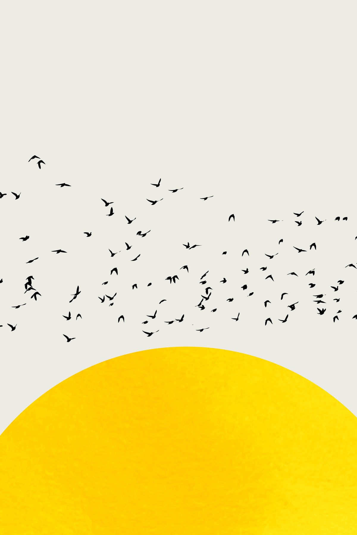 1000 Birds Wall Mural in your room