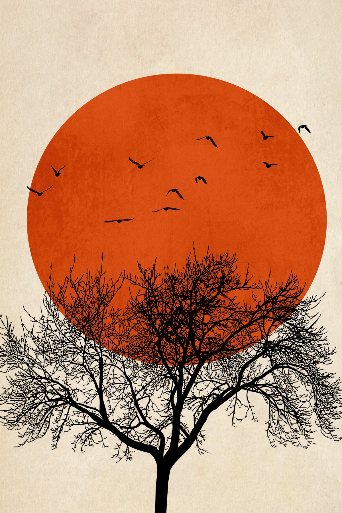 Sunset Dreamers Wall Mural in your room