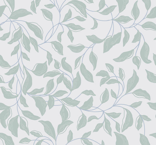 Serene Leaf Canopy Wallpaper⁠