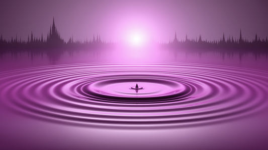 Amethyst Ripples Wall Mural