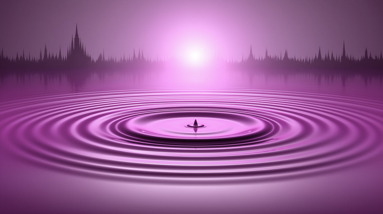 Amethyst Ripples Wall Mural