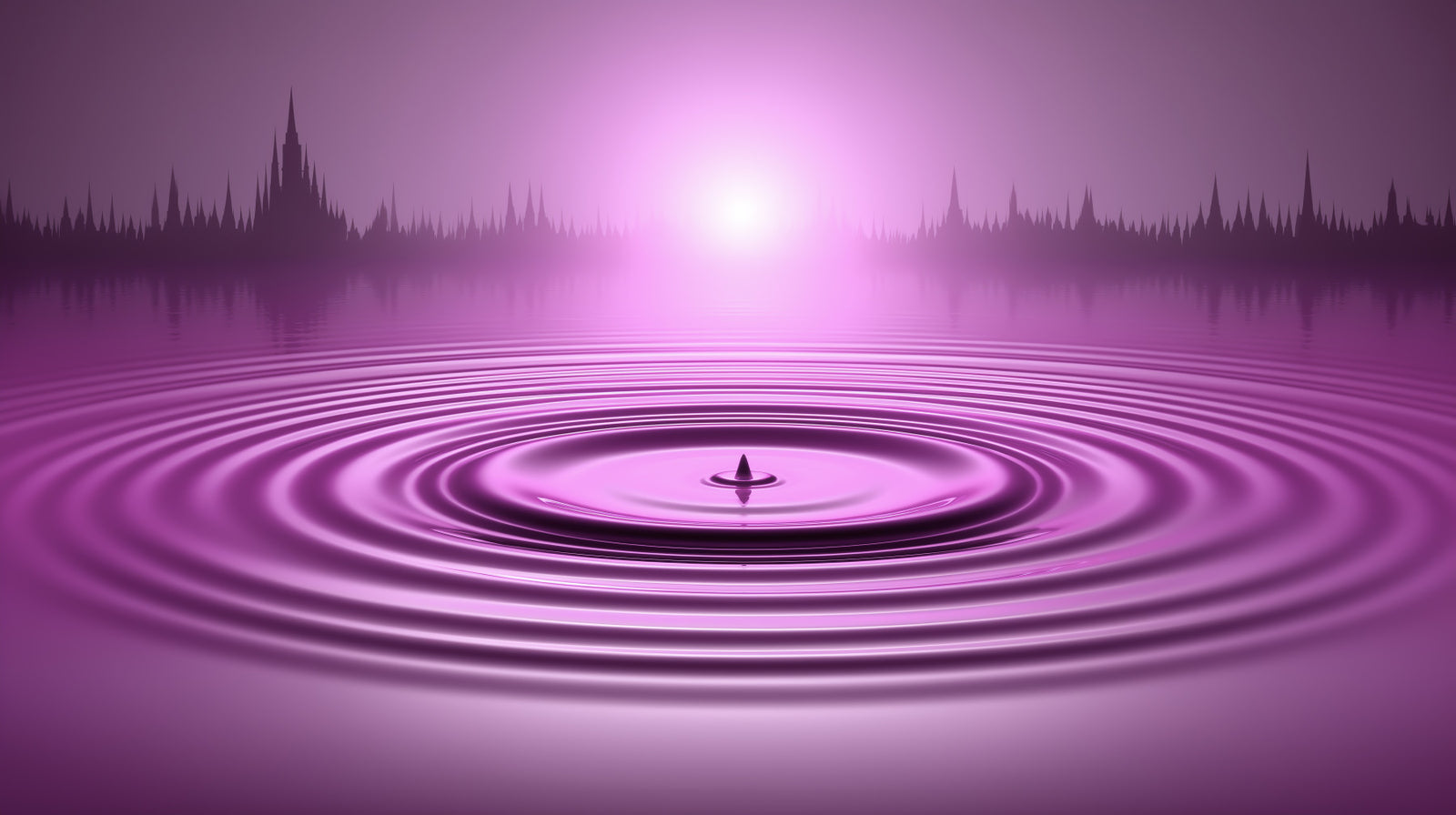 Amethyst Ripples Wall Mural