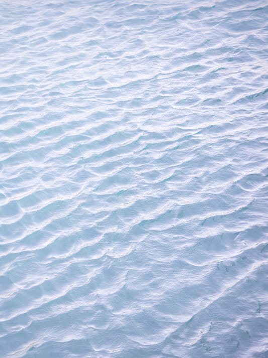 Tranquil Aqua Waves Wall Mural
