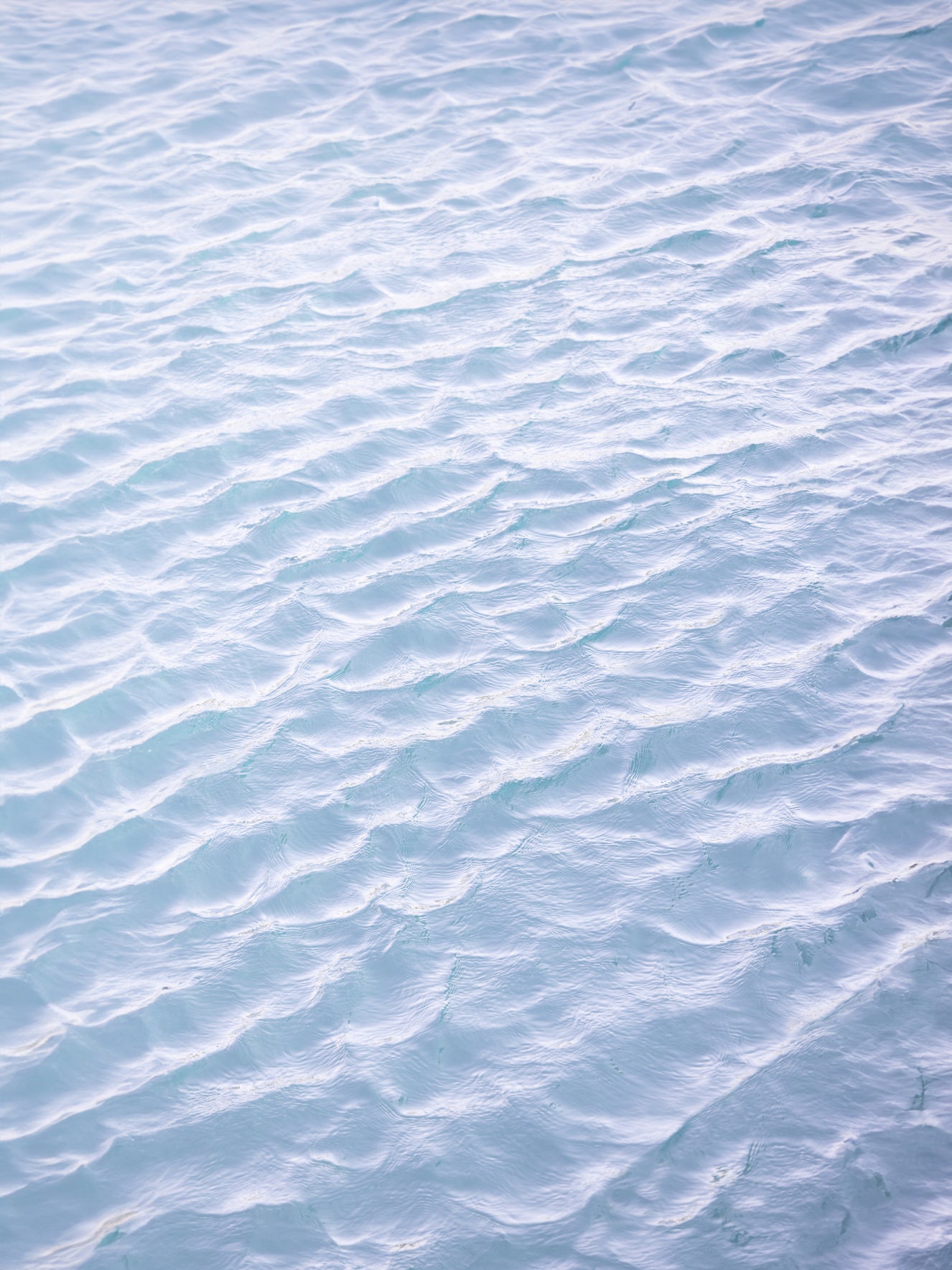 Tranquil Aqua Waves Wall Mural